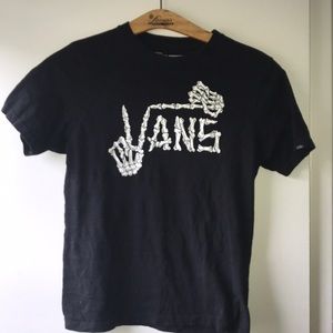 Vans skeleton logo T-shirt